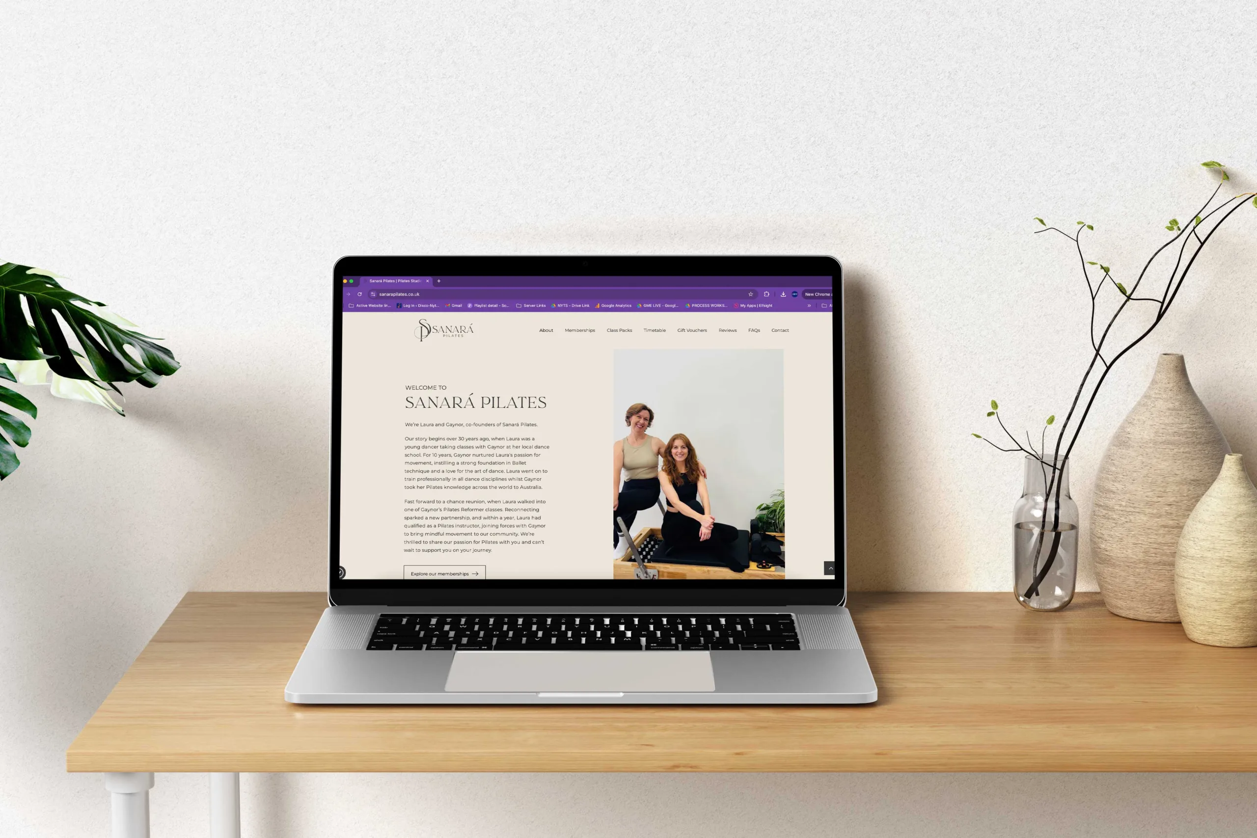 Sanara Pilates Website